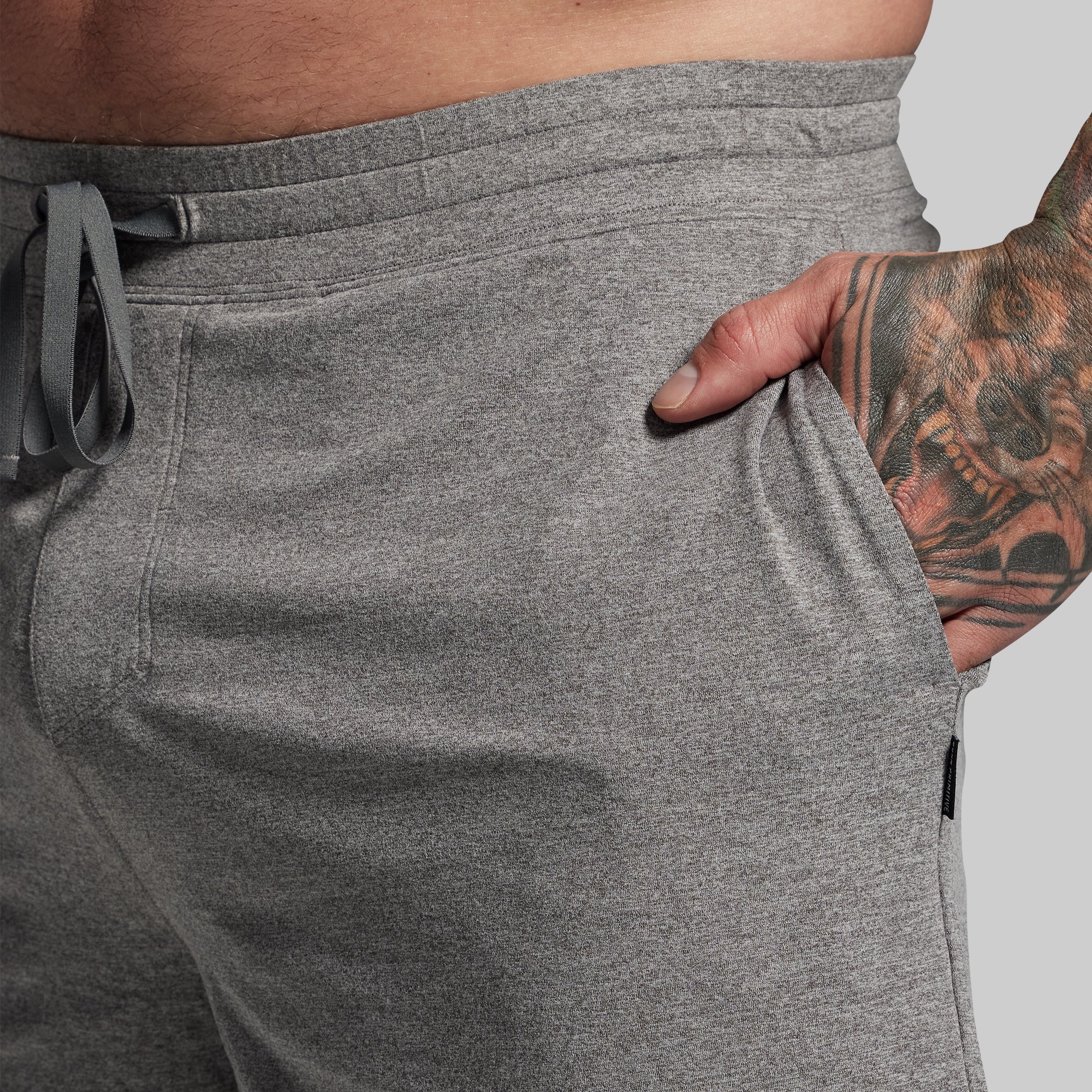 BP Premium Basic All-In-One Short (Heather Grey)