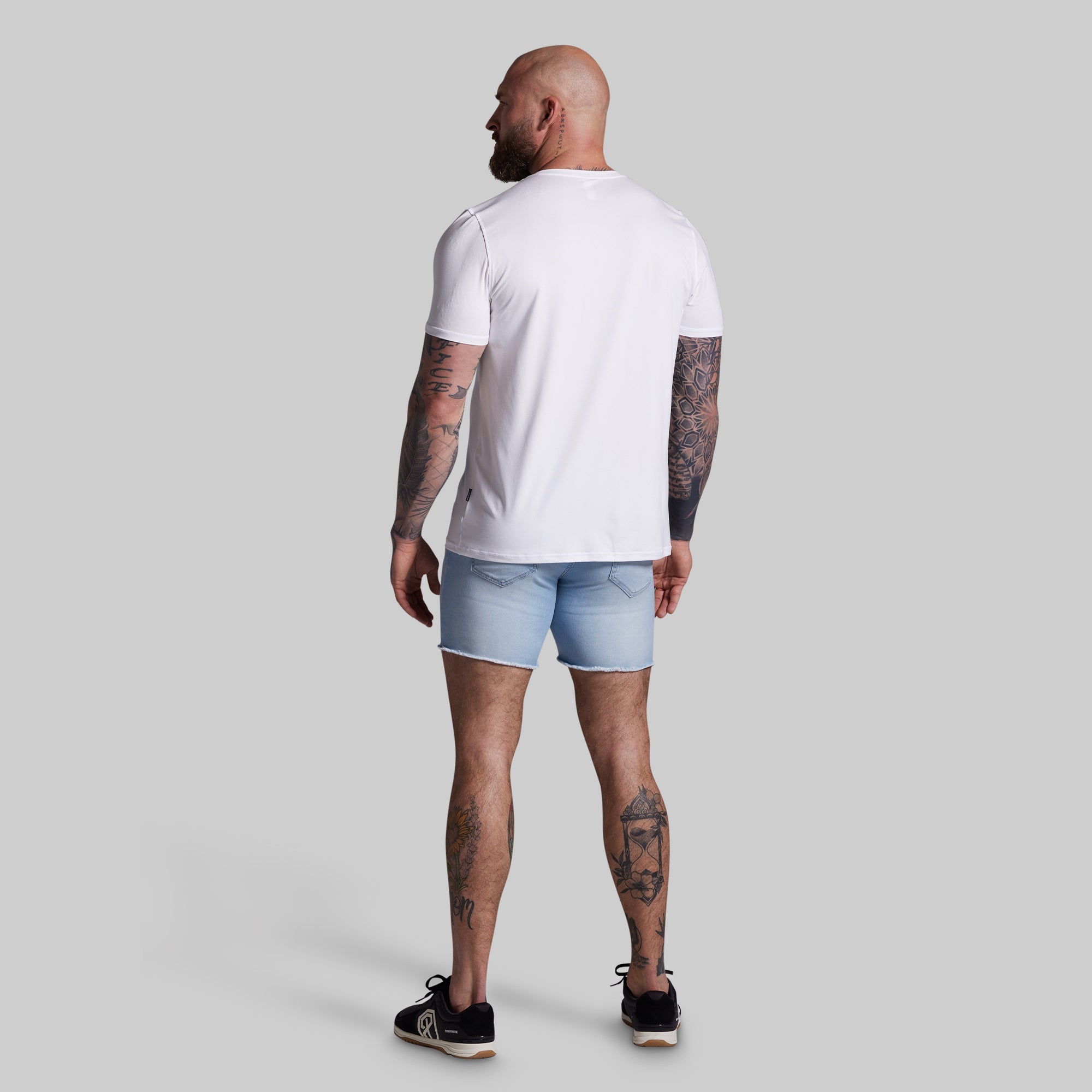 FLEX Stretchy Jort 6" (Light Fade Wash)