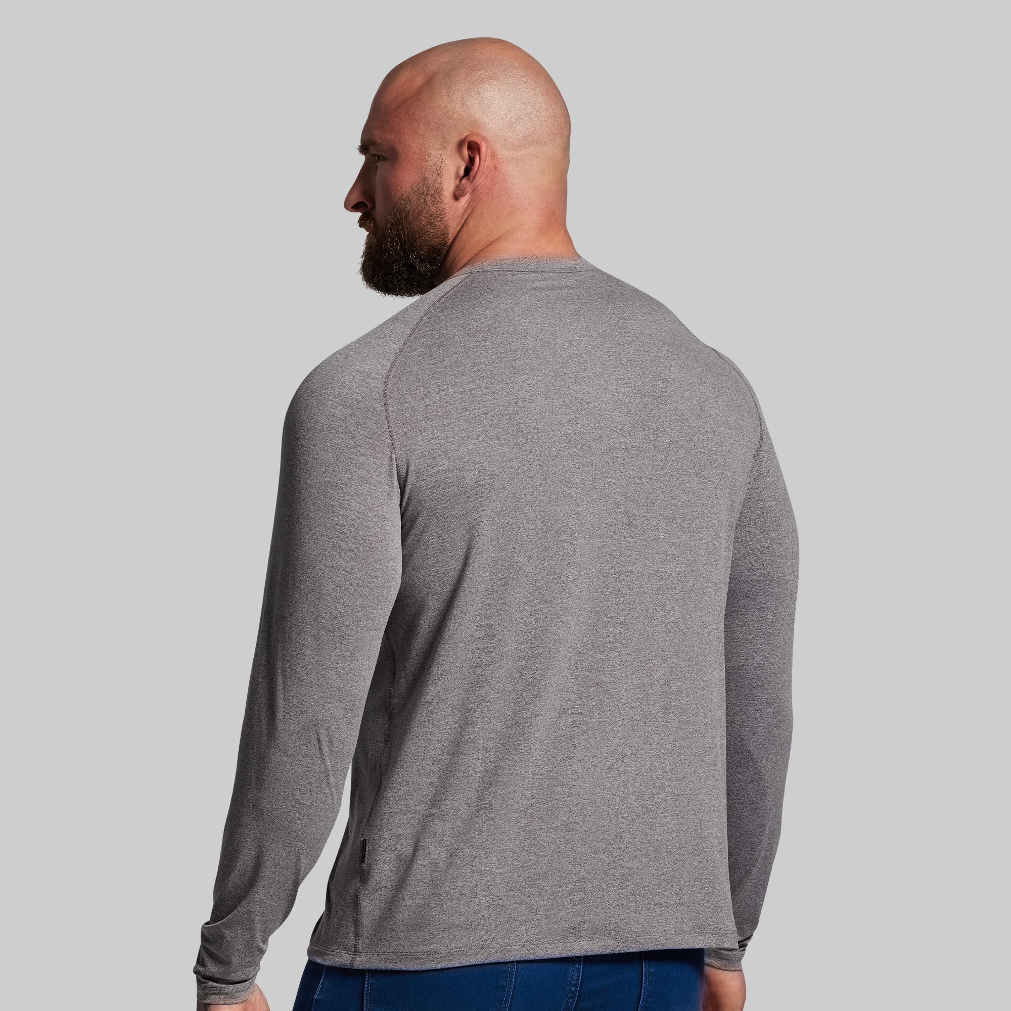 BP Premium Basic Henley (Heather Grey)