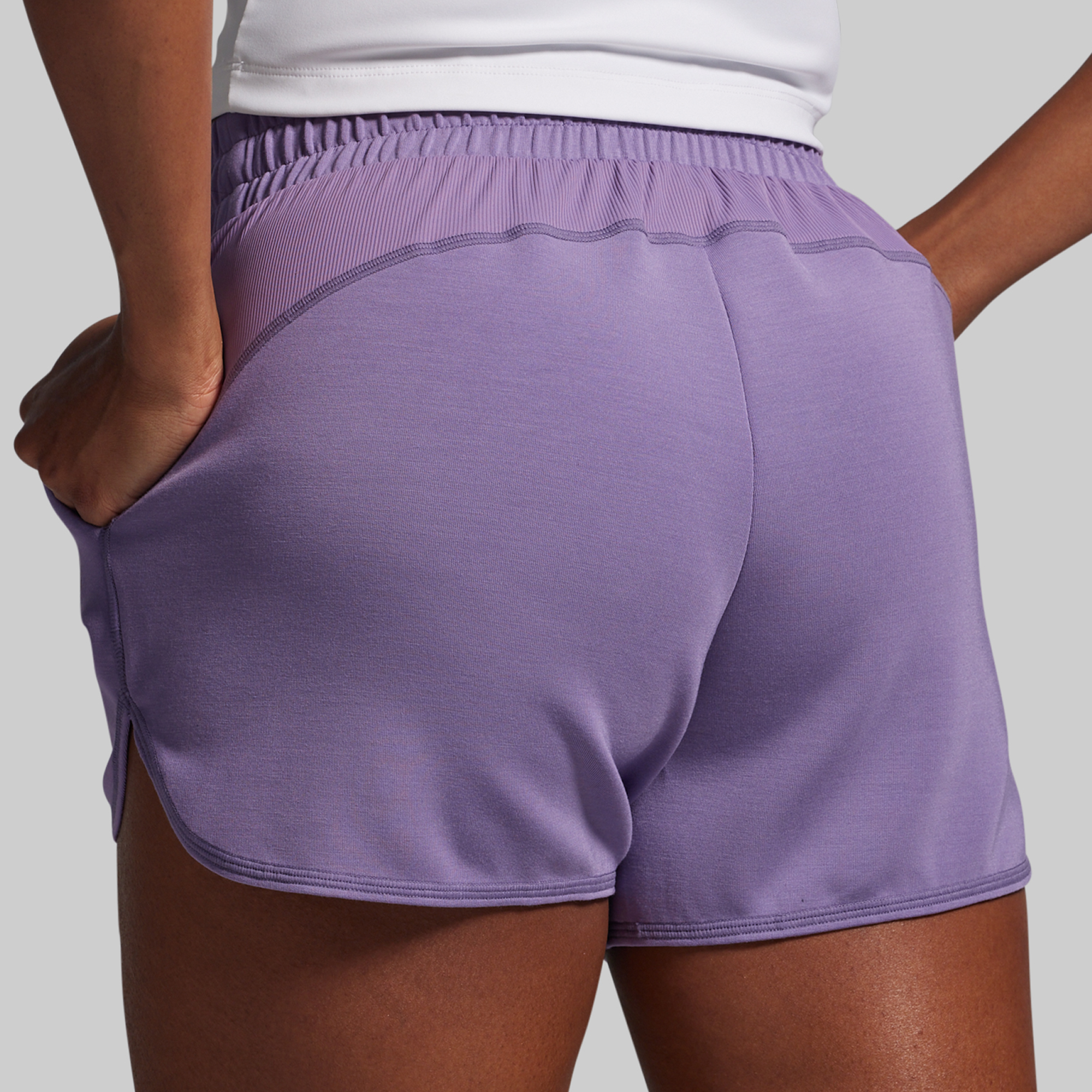 Lounge Lux Short Set (Soft Grape)