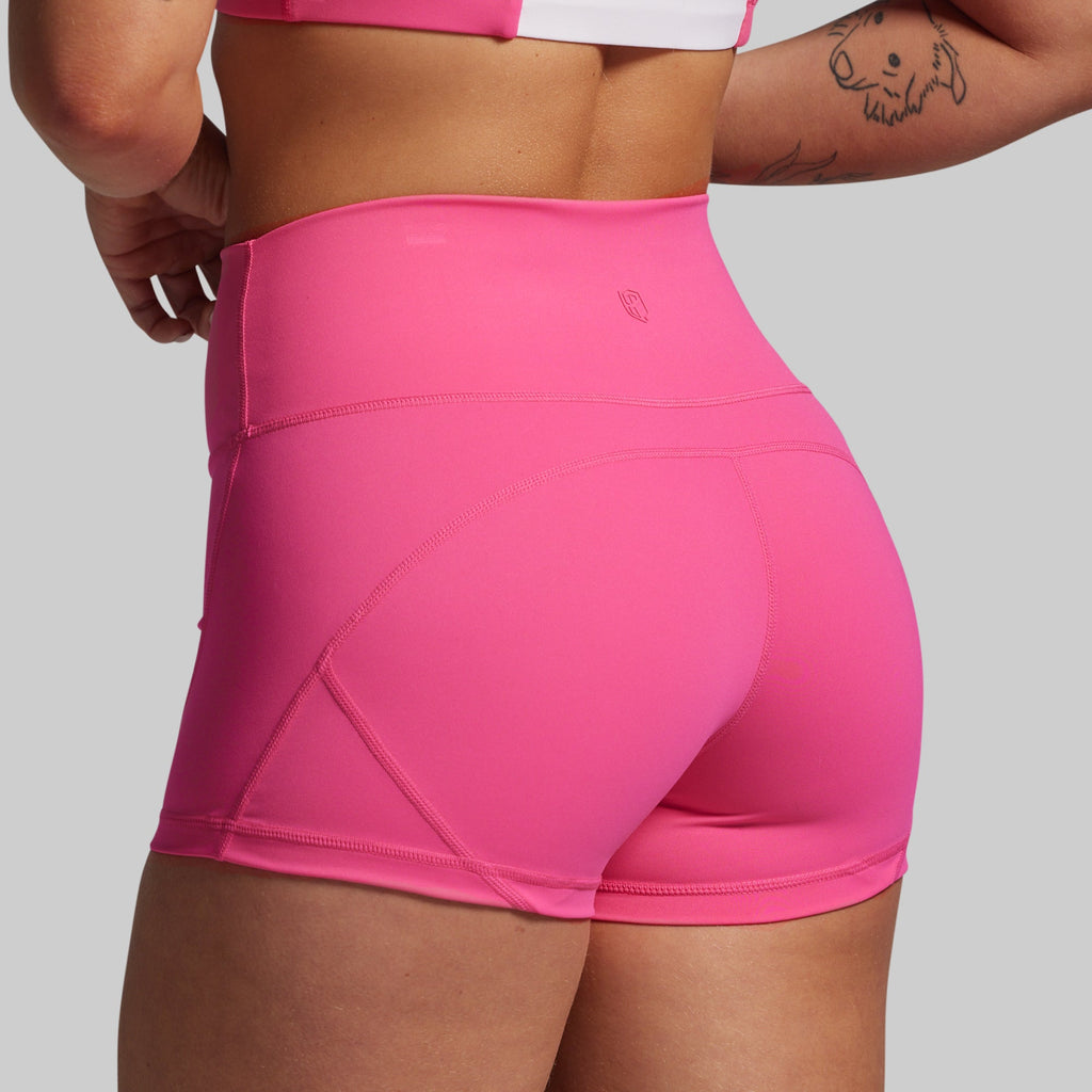 Your Go To Booty Short Set (Bubblegum)