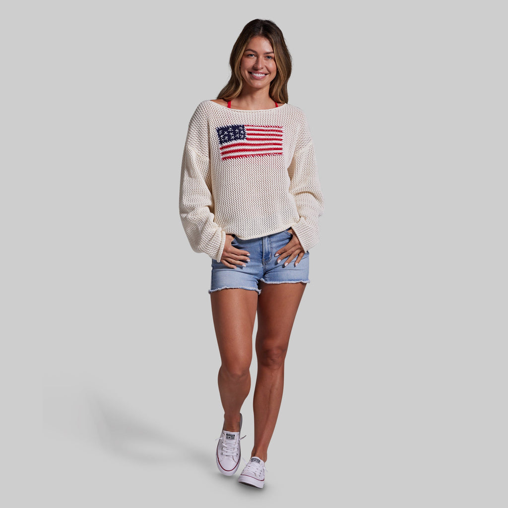 All American Sweater (Ivory)