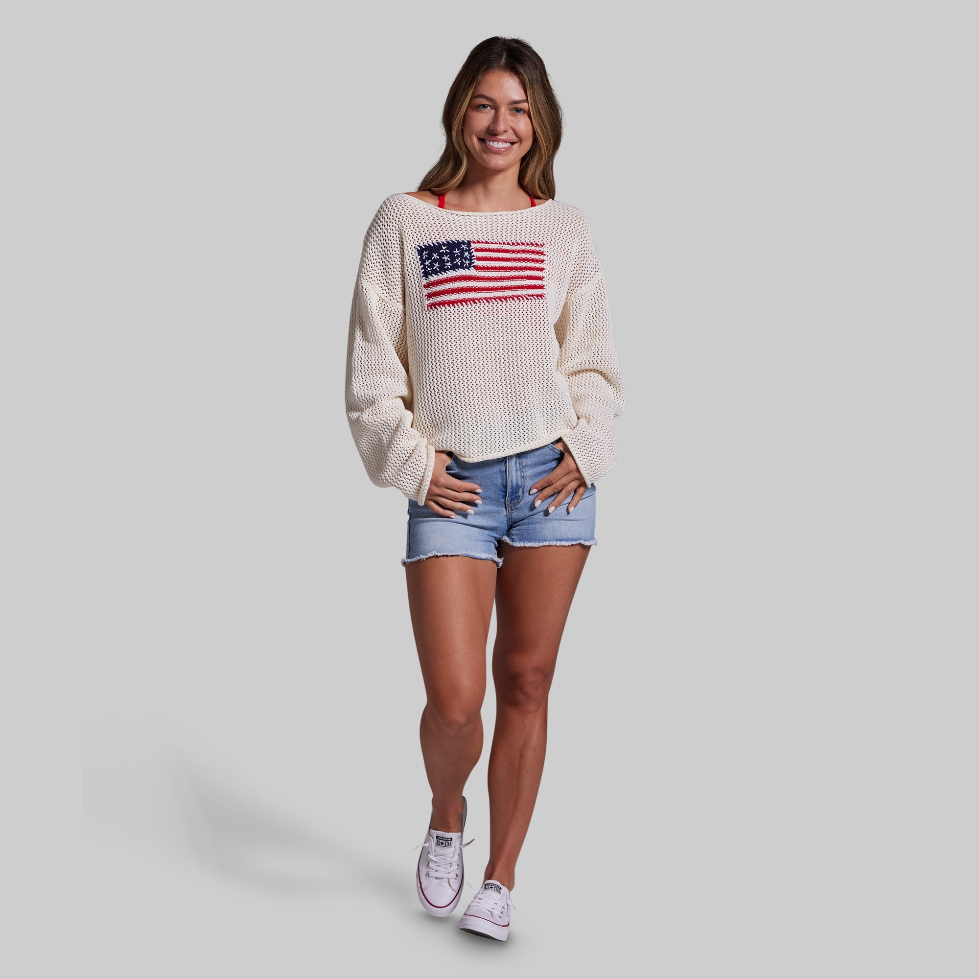 All American Sweater (Ivory)