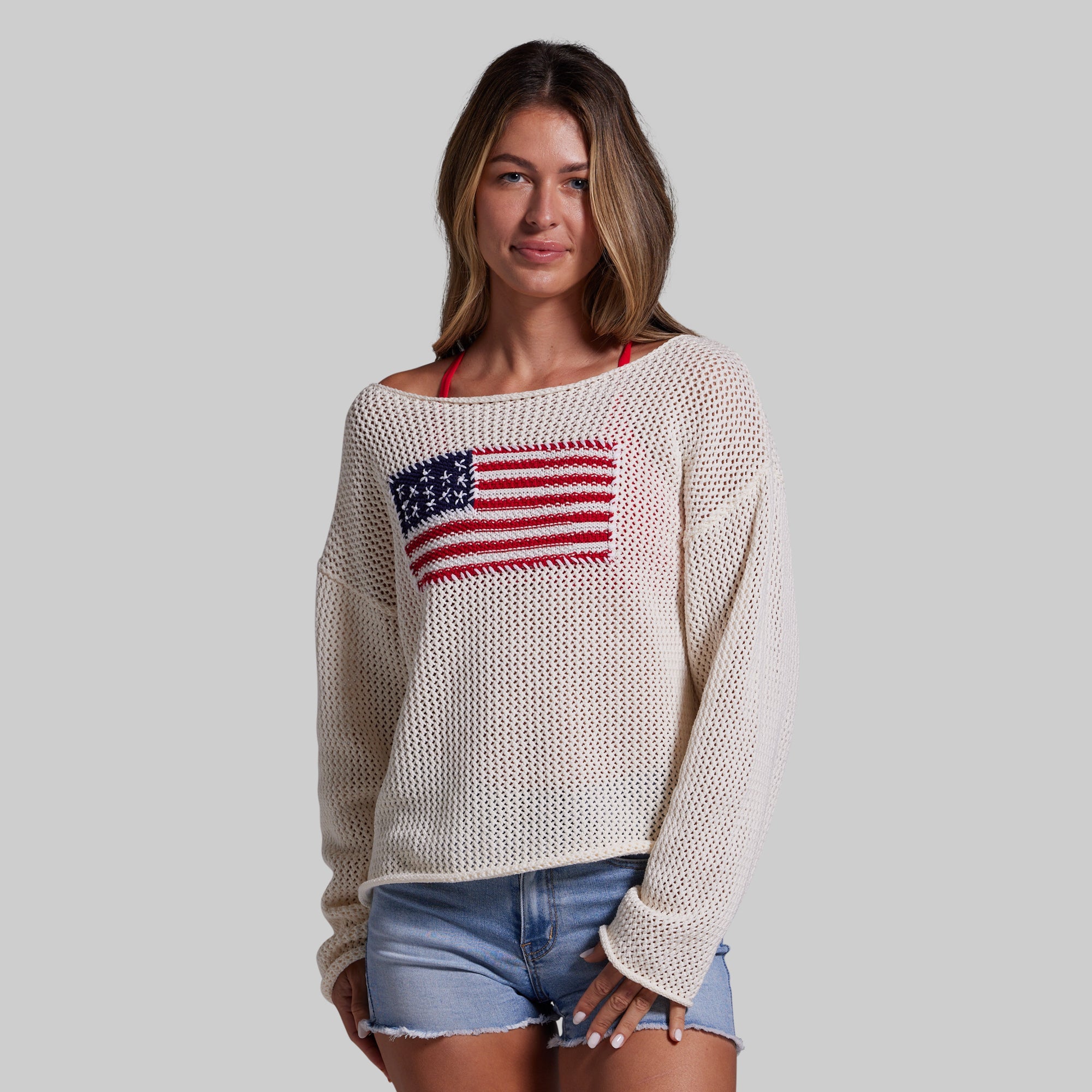 All American Sweater (Ivory)