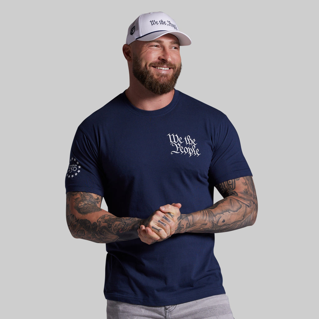 We the People Trucker Hat with Rope (White)
