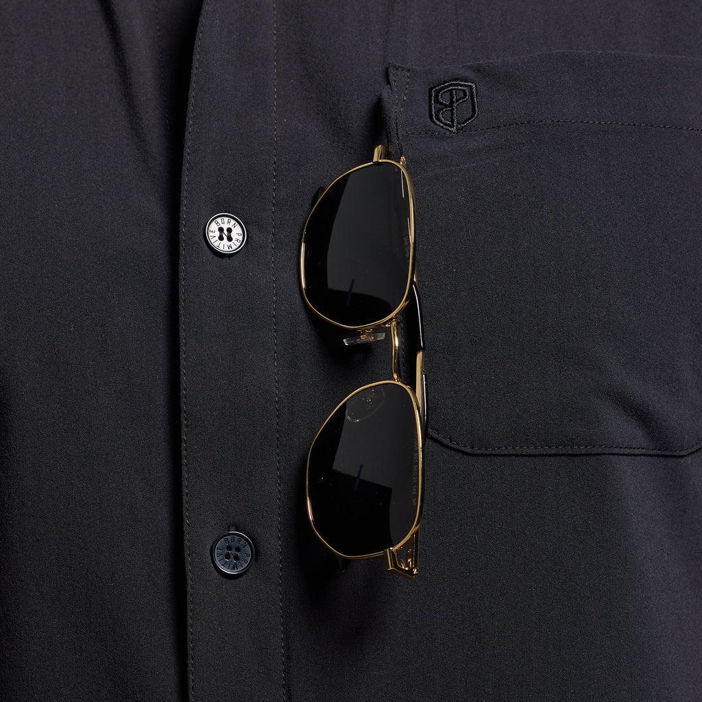 Voyager Button Up 2.0 (Black)