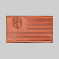 Born Primitive Velcro Flag Patch (Leather-USA)