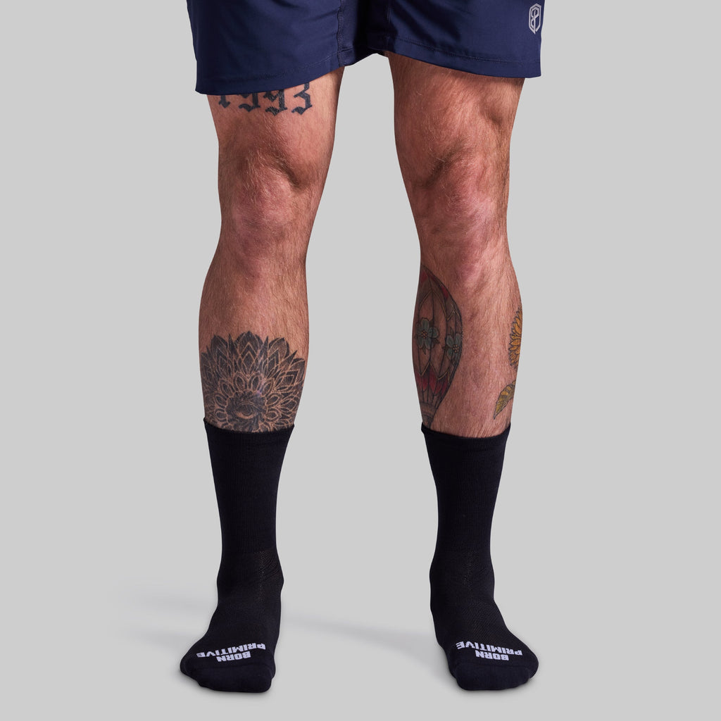 Performance Crew Sock 3-Pack (Black)