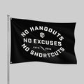 Born Primitive Gym Flag (No Excuses)