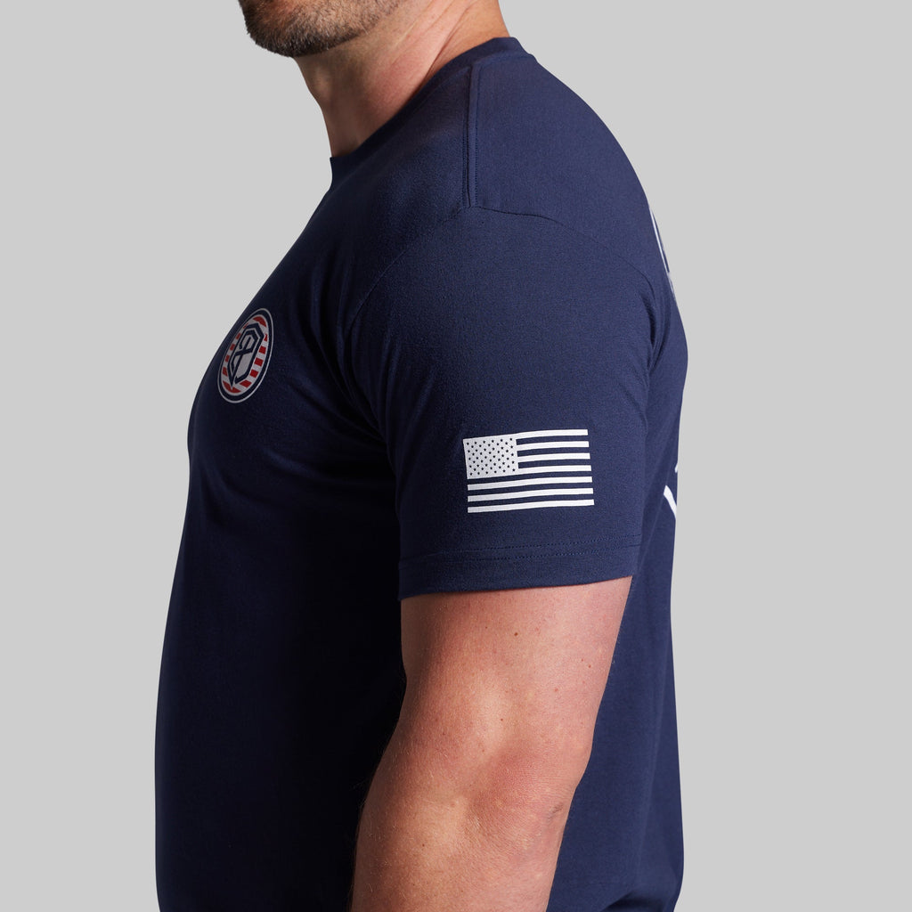 For The Driven Patriot Tee (Navy)