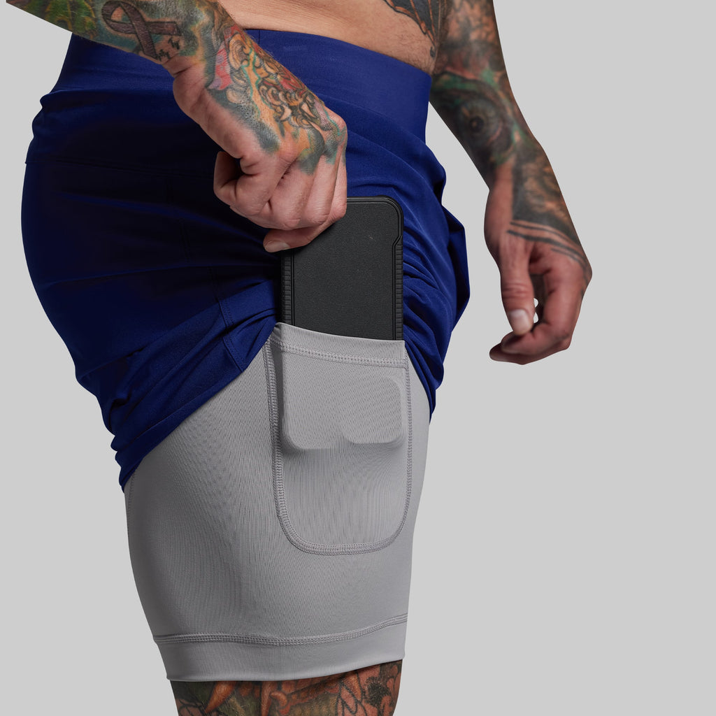 Versatile Short w/ Compression 5" (Cobalt)
