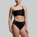 Sandbar Bikini Bottom (Black Ribbed)