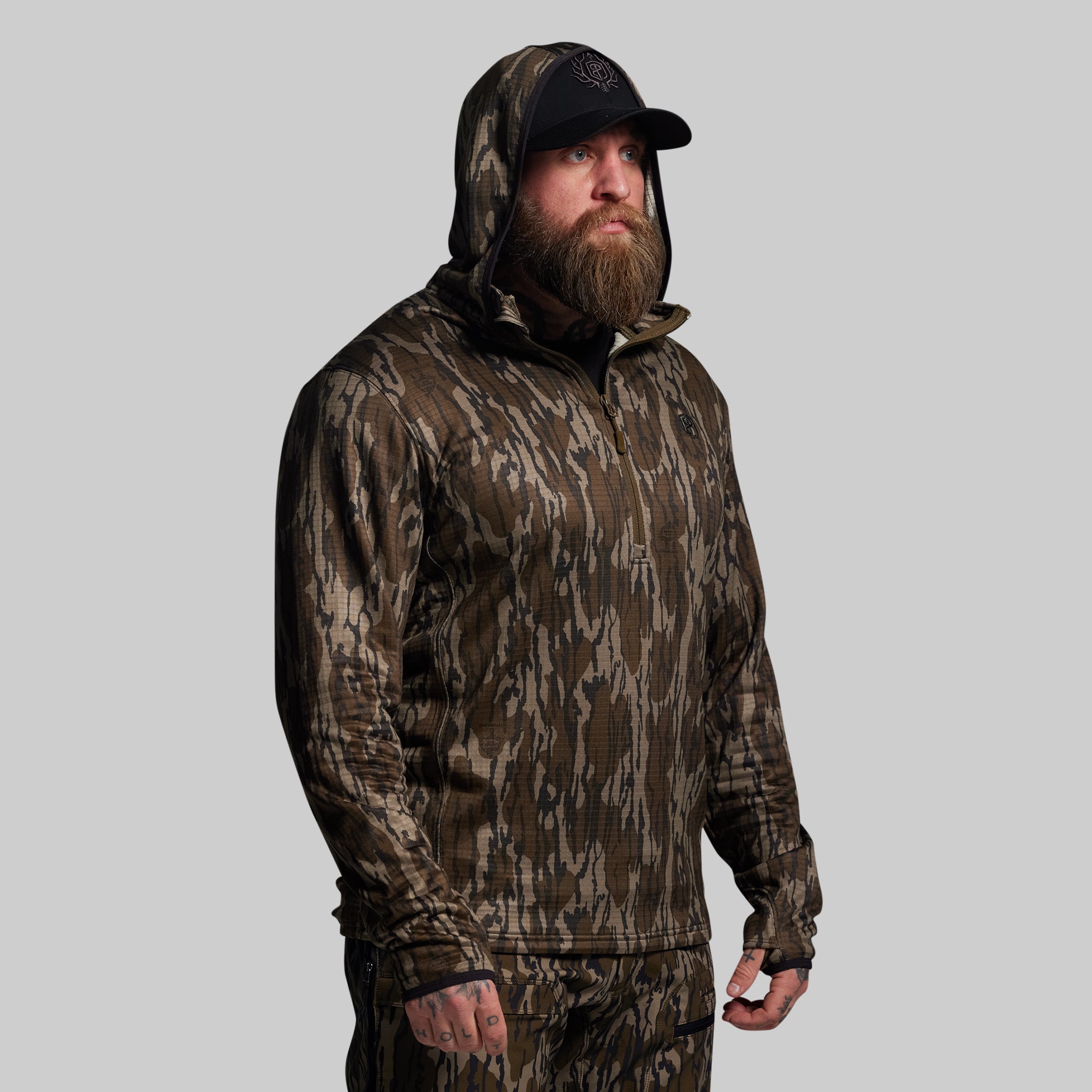 Quiver Half Zip Hoodie 2.0 (Mossy Oak® Original Bottomland®)