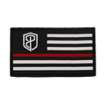 Born Primitive Velcro Flag Patch (Thin Red Line)